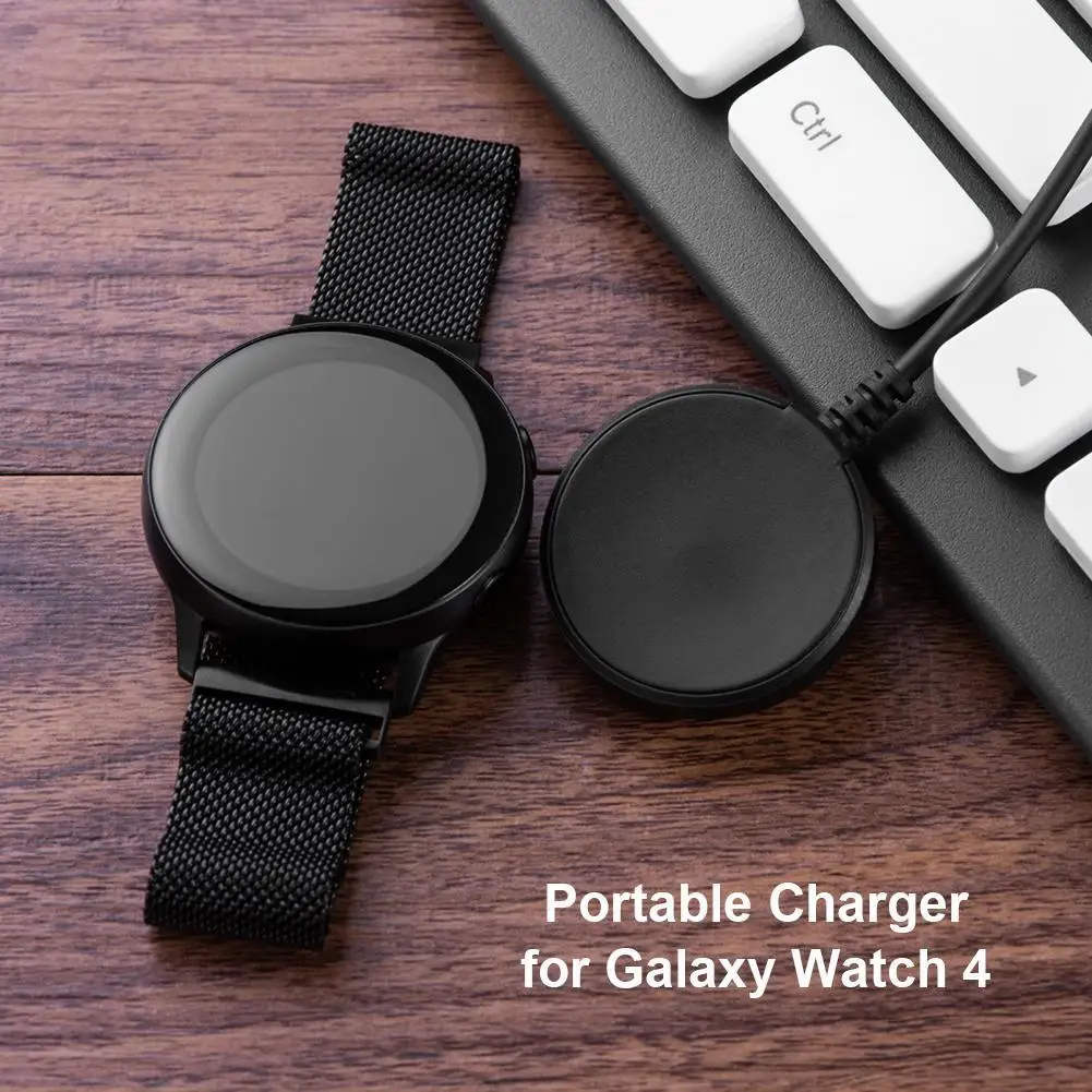 

Универсальный зарядный кабель-док для Samsung Galaxy Watch 4/Classic Smartwatch, 1 м, USB, быстрая зарядка