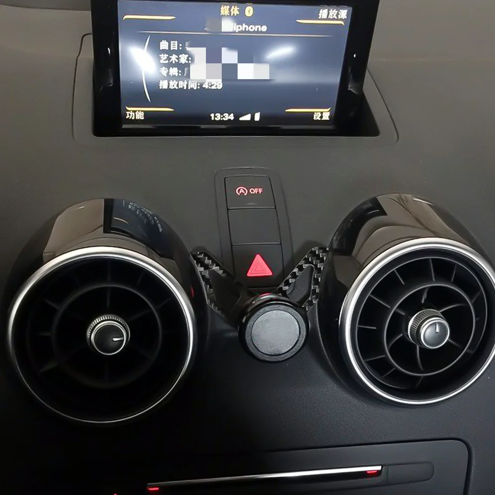 For Audi A1 2010-2018 Car Phone Holder Air Vent Mount Magnetic Bracket Rotatable GPS Stand Support Mobile Car Accessories