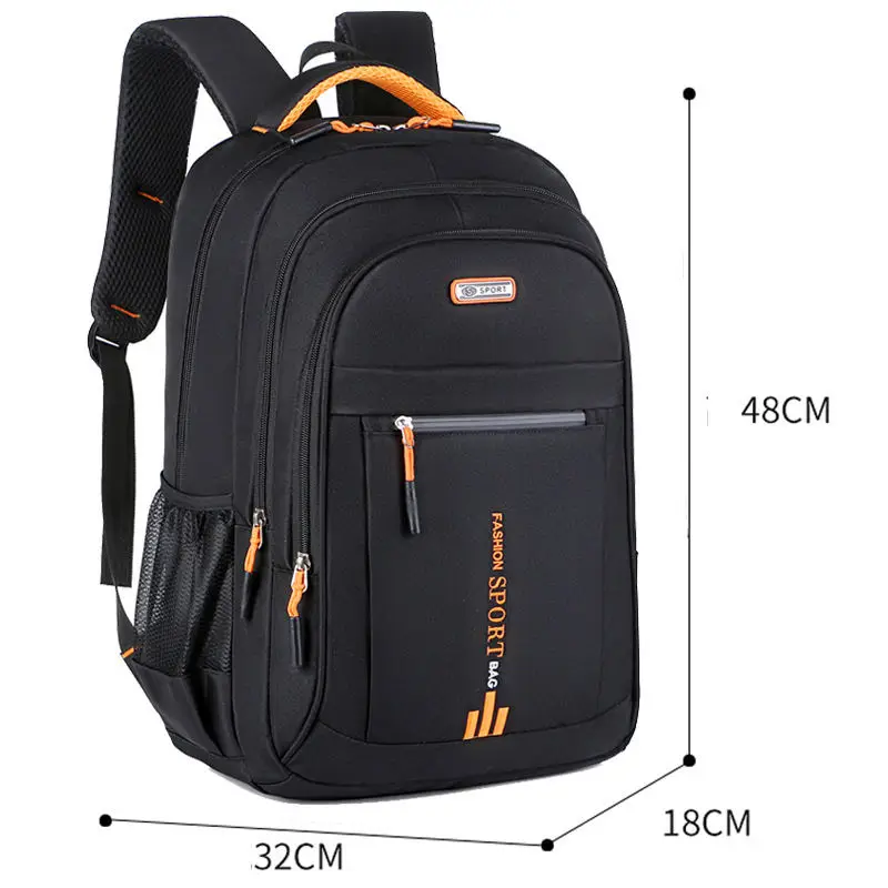 Men Backpack Oxford Waterproof Rucksack Business Laptop Computer Bag Casual Travel Backpack Senior High School Student Schoolbag image 6