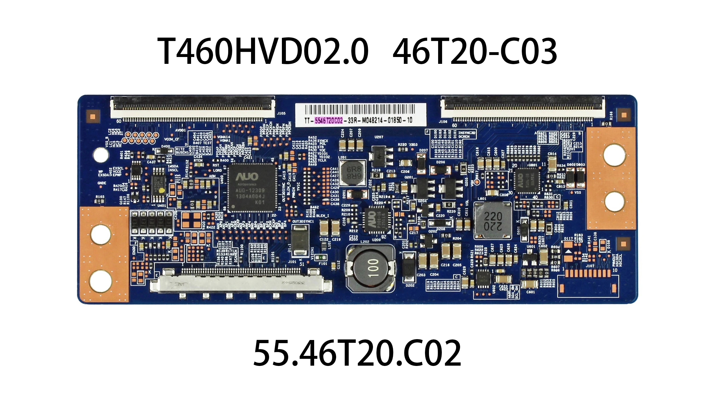 

Original T460HVD02.0 46T20-C03 55.46T20.C02 Logic Board for LED46K360J 46K360M 46K360MN NS-46D400NA14 46 Inch TV T-CON Parts