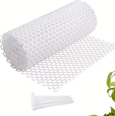 1Set Stackable Plastic Moss Pole Sheets Durable Indoor Plant Stakes with Mesh Design for Climbing Plants Vines & Flowers