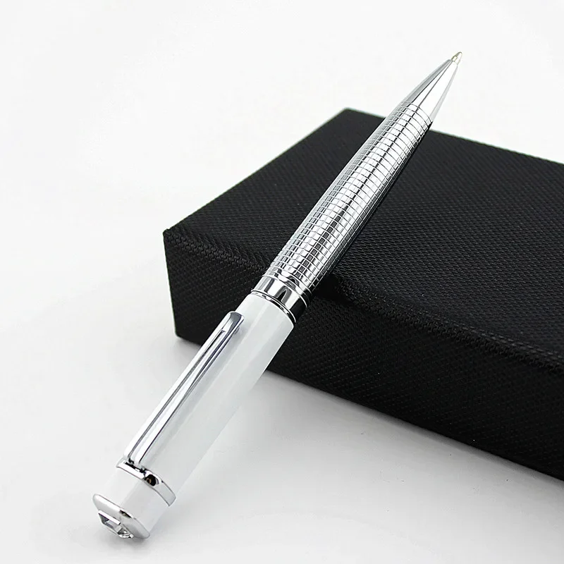 diamond Creative Metal Luxury Ball Point Pen Black Ink High Quality Business Signatue Writing Ball Pen Gift Office Supplies 0376