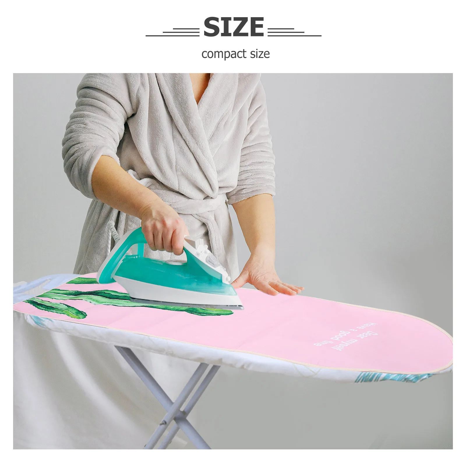 

Термостойкий чехол для гладильной доски, большой защитный коврик с рисунком кактуса, сменный лист с цифровой печатью