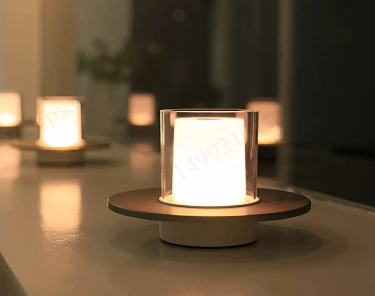 Desktop Decorative Lamp Restaurant Candlelight Atmosphere Lamp Night Light KTV Decorative Desk Lamp
