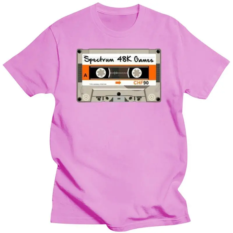 2022 New Zx Spectrum 48K School Boy Pirate C90 Cassette Games Retro T Shirt Loose Plus Size Tee Shirt