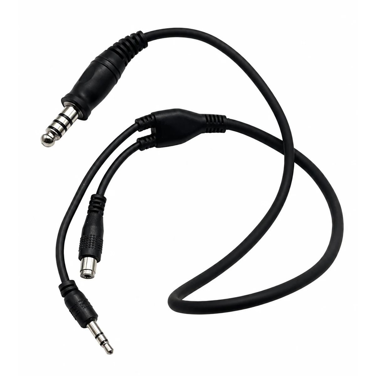 EARMOR Tactical Headset Microphone Audio Cable Kit, Communication Intercom Radio Cord Compatible with M31 Headset