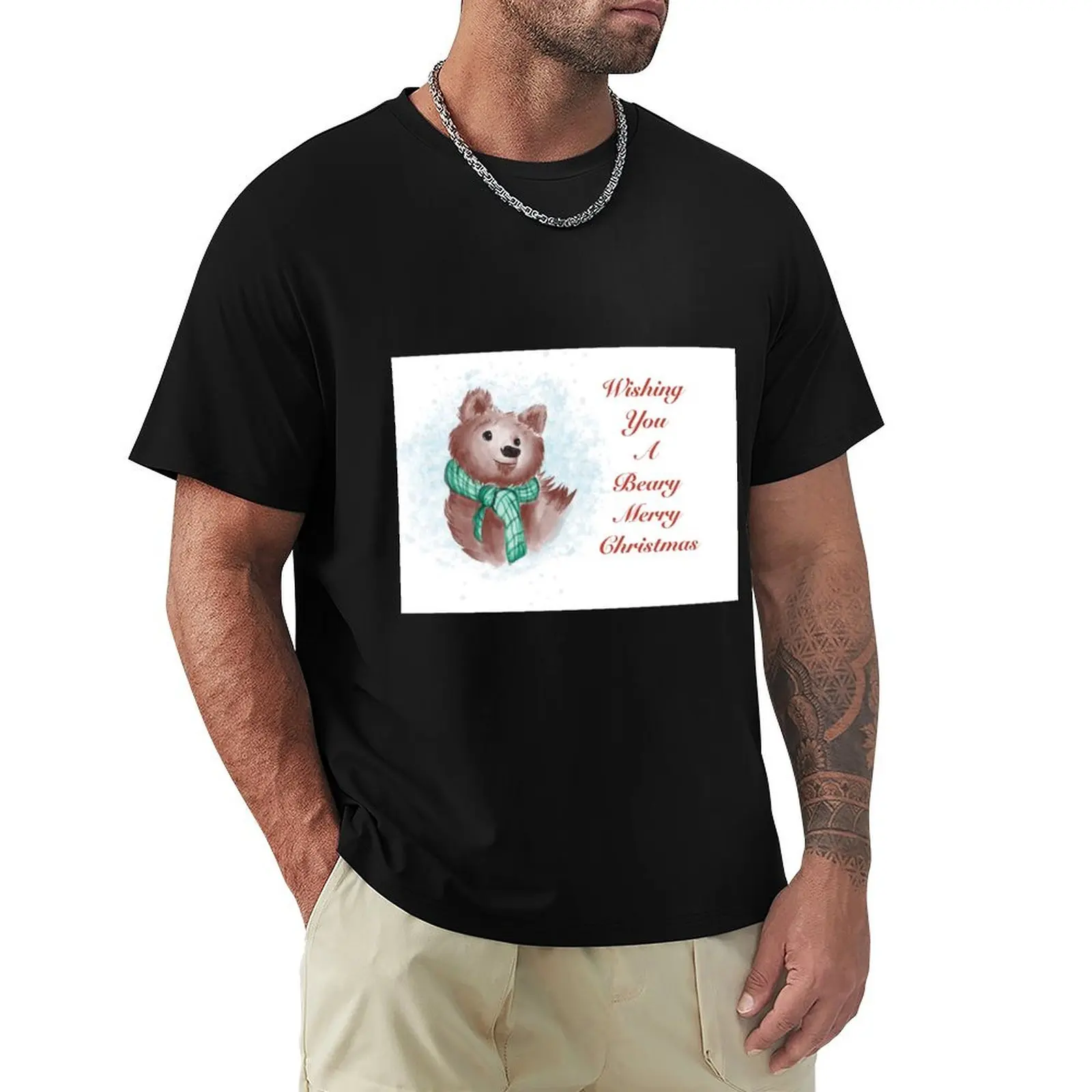 

Christmas Brown Bear 2 T-Shirt Blouse customs design your own mens t shirt