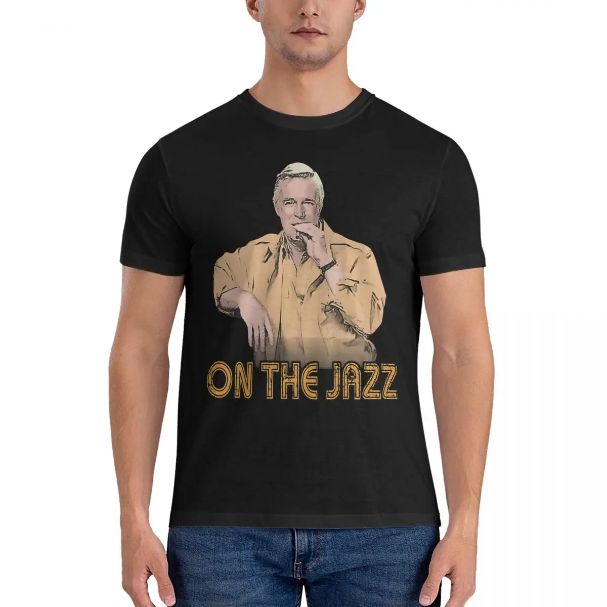 Men's On The Jazz T Shirt hannibal lecter Cotton Clothing Hipster Short Sleeve Round Neck Tee Shirt 6XL T-Shirt