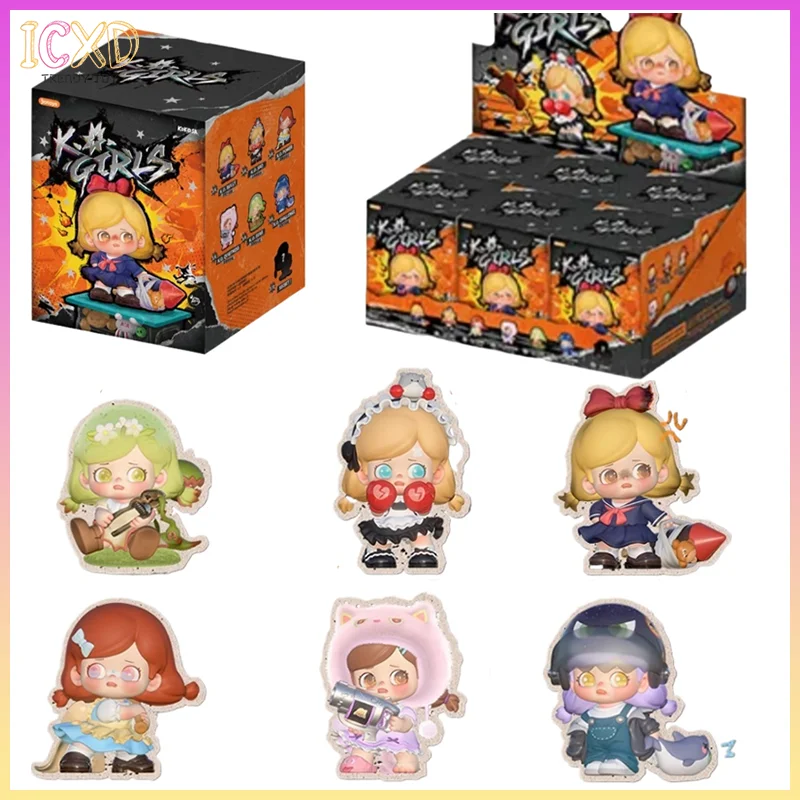 

Аутентичные игрушки в слепой коробке Kokosa из серии фигурок «Runaway Girl» и модных украшений для подарков на Хэллоуин