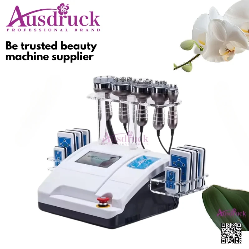 

Professional Ultrasonic Body Contouring Machine 8 Pad System Fat Reduction Body Shaping Slimming Equipment Home Spa Cavitation