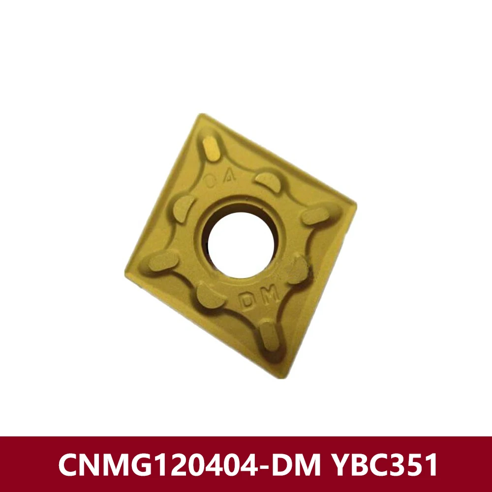 

CNMG120404-DM YBC351 Original Carbide Inserts CNMG120404 CNMG 120404 DM External Turning Tools CNMG431-DM CNC Cutter CNMG1204