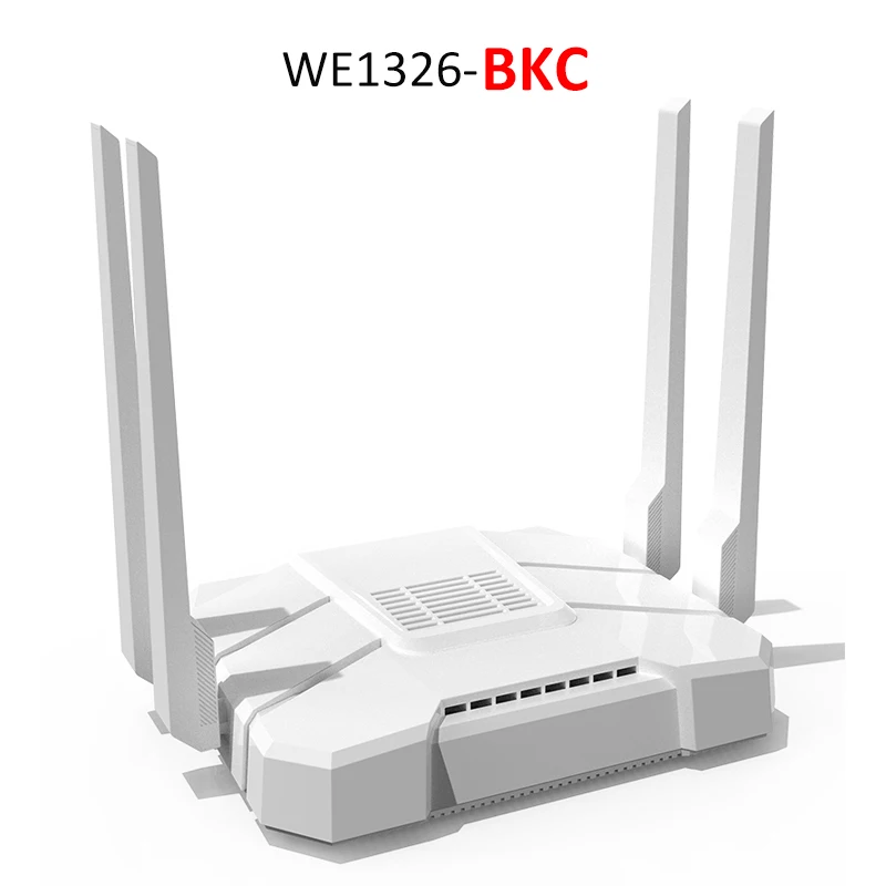 Cioswi Gigabit Wifi Router 1200Mbps 2.4ghz 5Ghz Wi-Fi Openwrt 4-LAN High Gain 4*5dbi Antenna Hotspot for 64 User