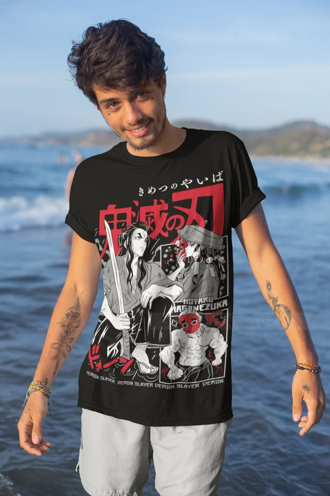 Hotaru Haganezuka T-Shirt Demon Slayer Anime Manga Strip Soft Tee All Sizes
