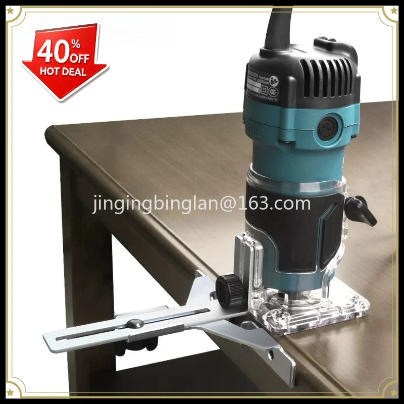 Trimming machine accessories M3700B linear guide plate positioning backer guide rod 7-character L bracket large Y