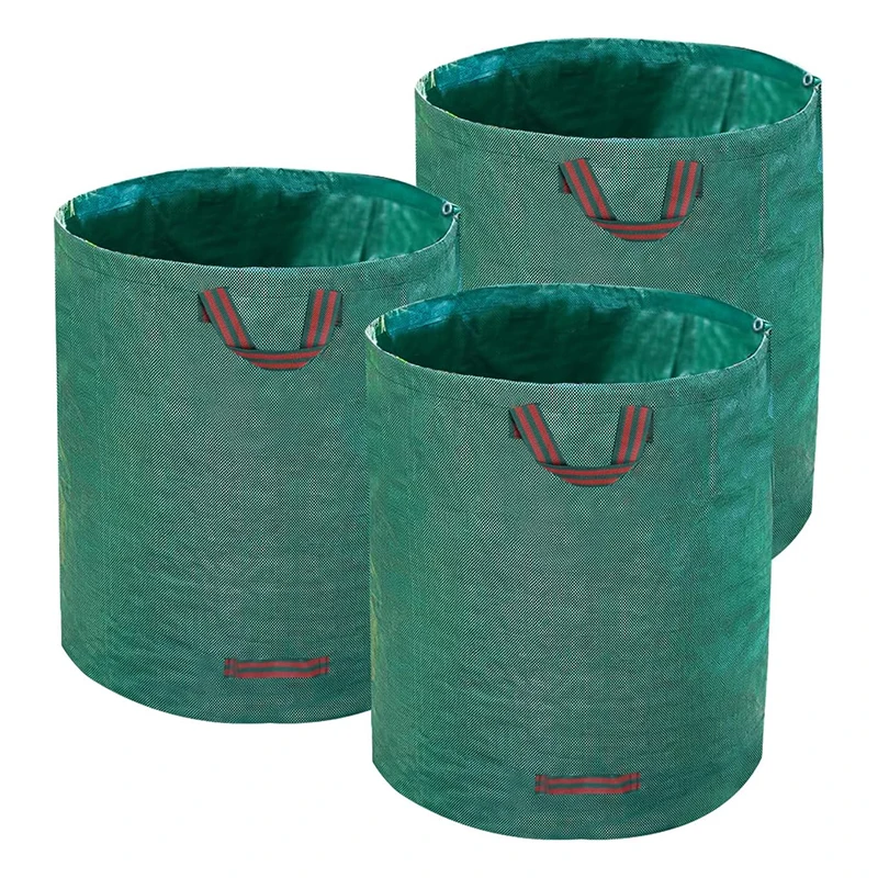 

2-pack Reusable Yard Waste Bags, Collapsible Leaf Bags with Reinforced Handles, Extra Large Heavy Duty Garden Waste Bags