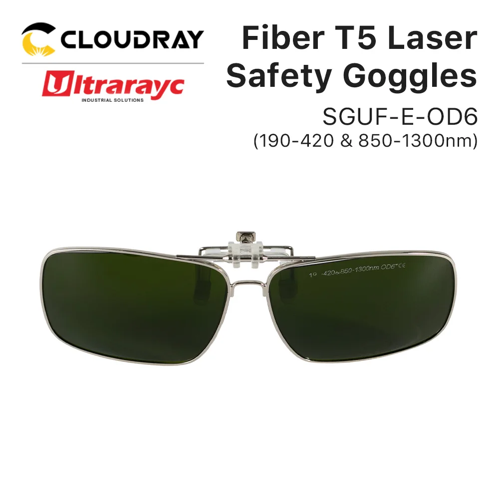 Ultraray 1064nm Laser Goggles Clip Laser Safety Glasses Protection Eyewear Protective Glasses Shield for Fiber Engraving Machine