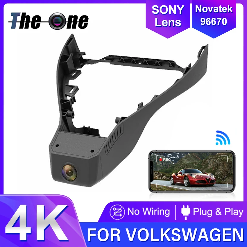 

Plug and Play Installation Car DVR Video Recorder Wifi Dash Cam For Volkswagen VW ID4 id 4 2022-2024 Control By Phone APP