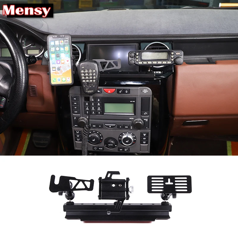 

Car Center Console Dashboard Extension Phone Holder GPS Stand For Land Rover Discovery 3 2004-2009 Accessories