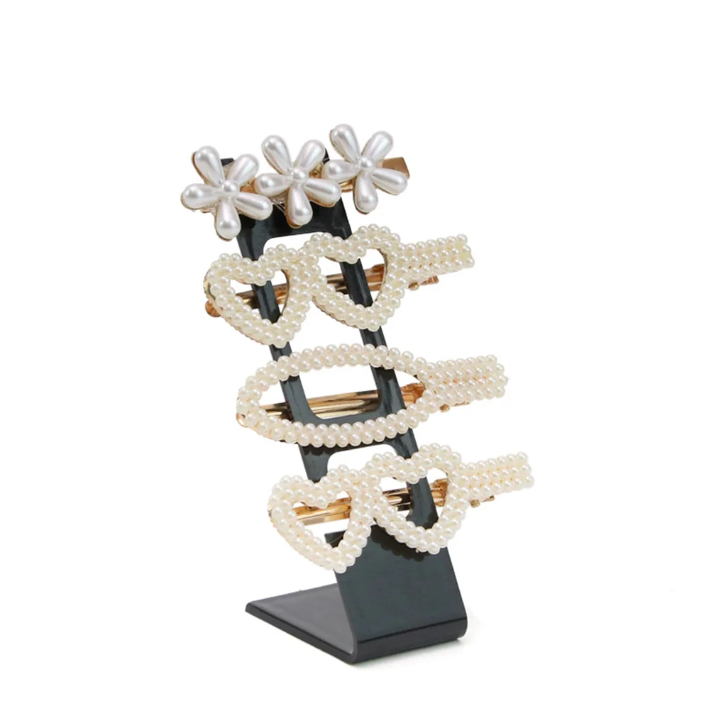 6 Pcs Watch Display Stand Shelf Adornment Holder Stands Organizers for Jewelry Bracket Racks Plastic