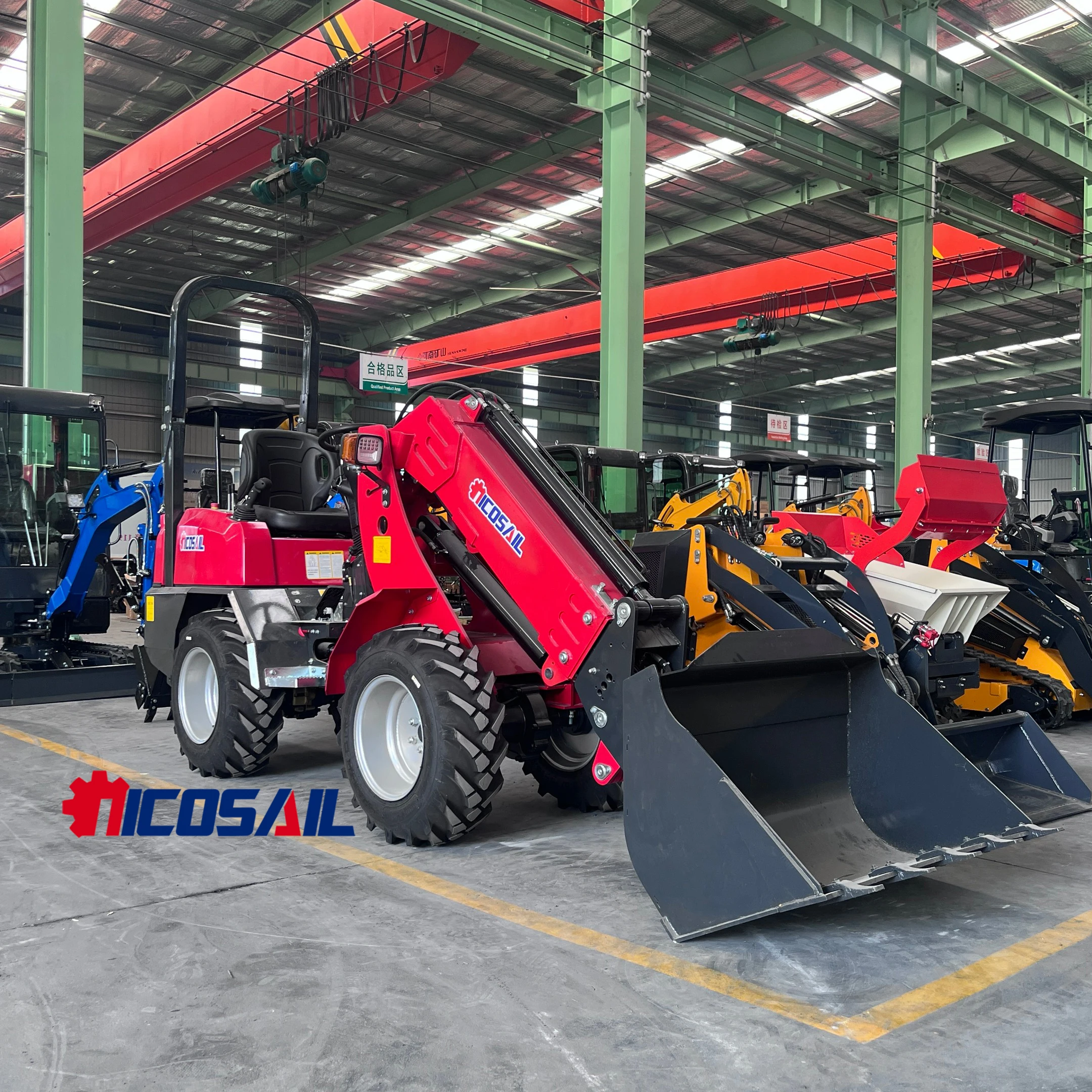 محمل ذراع تلسكوبي قوي متعدد الوظائف مع ذراع تلسكوبي صغير أصفر للزراعة الصناعية والمناظر الطبيعية #1