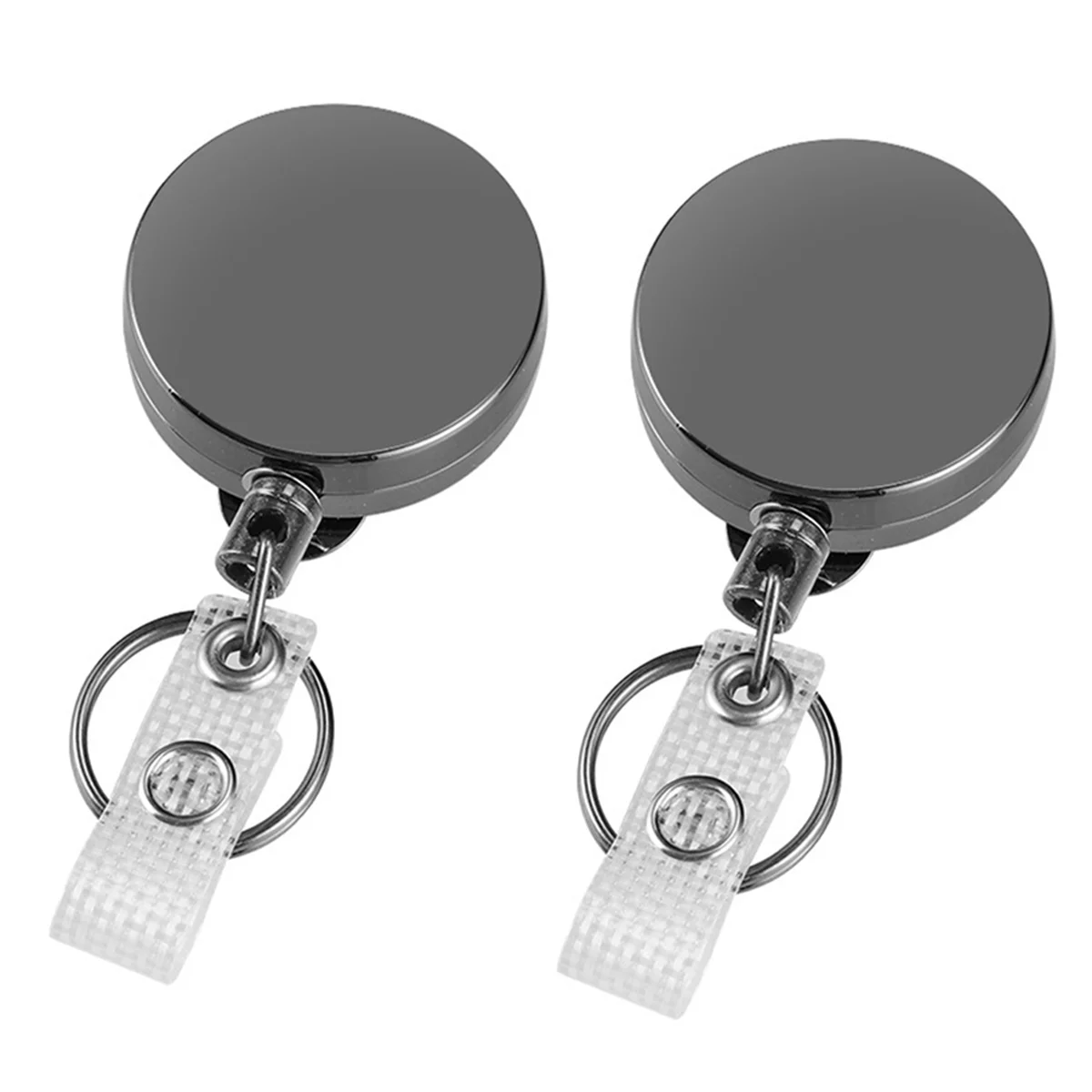 

ABST Zinc Alloy Easy-Pull Buckle Retractable Buckle Strong Wire Puller Easy-Pull Wire Rope Keychain