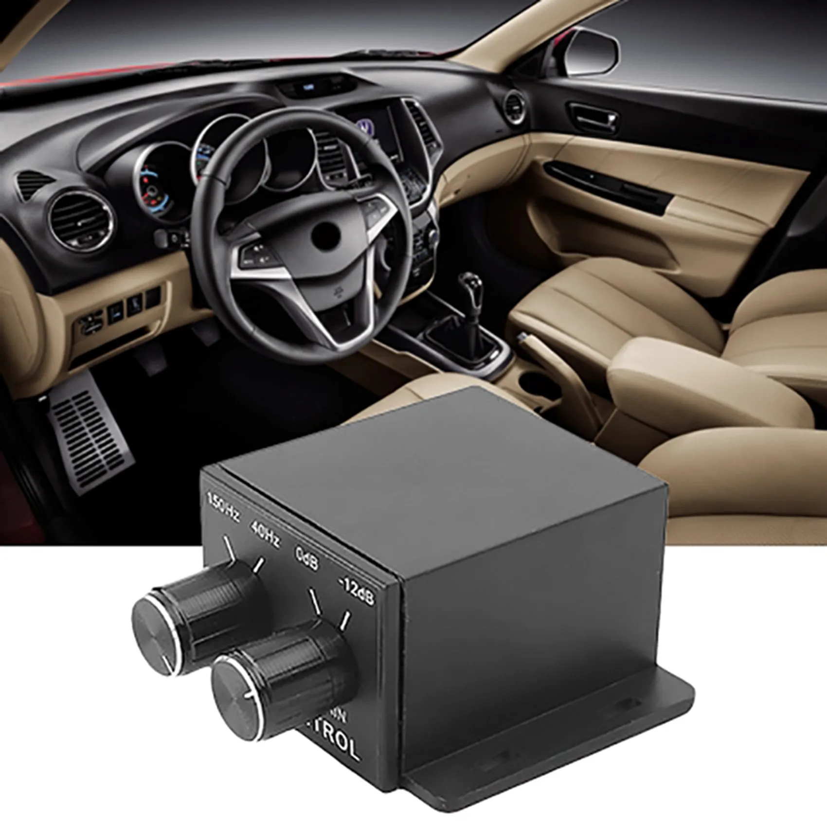 2X New Car Power Amplifier Audio Regulator Bass Subwoofer Equalizer Crossover Controller 4 Rca Adjust Line Amplifier