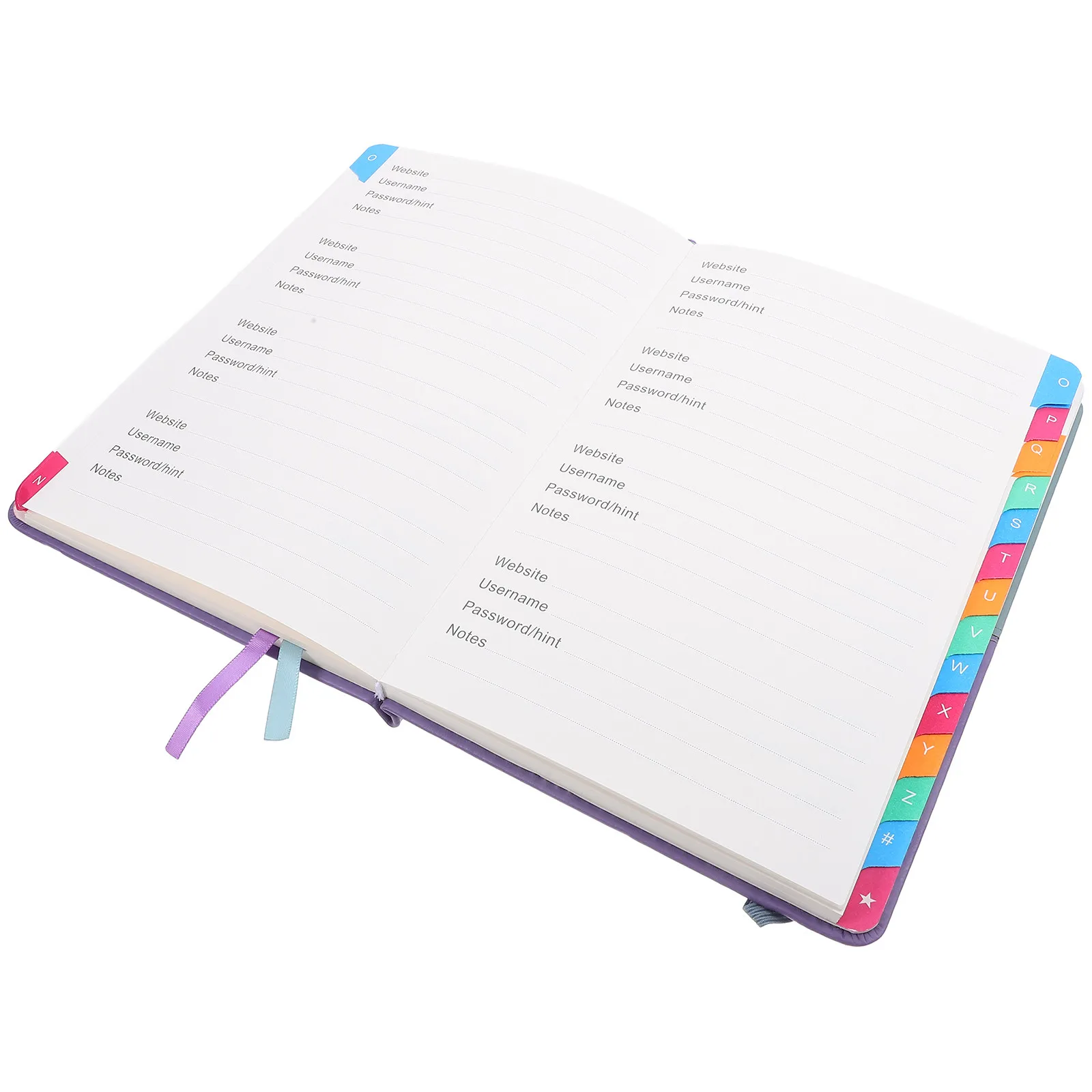 

Portable A5 Website Address Book PU Paper Small Address Organizer for Home Office Website Numbers Password Notebook