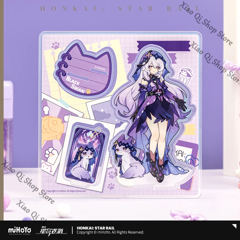 Honkai: Star Rail Little Dot Cat Katze Serie Cartoon süßes Acryl-Stehschild offiziell Original Second Edition Sammelgeschenk