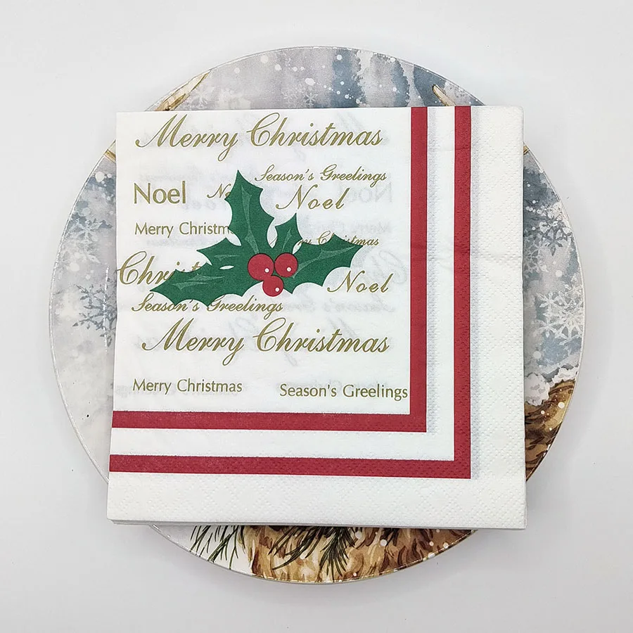 Салфетки с Рождеством