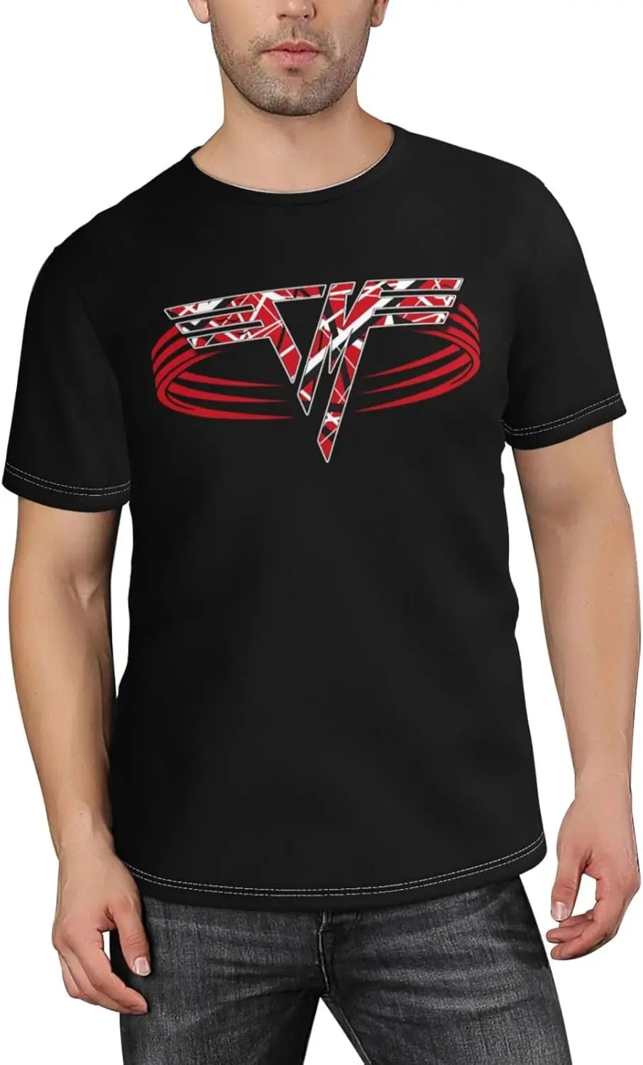 

Big Boys T Shirt for Van.1986 Halen Tshirtssoft Short sleeve Round Neck tops