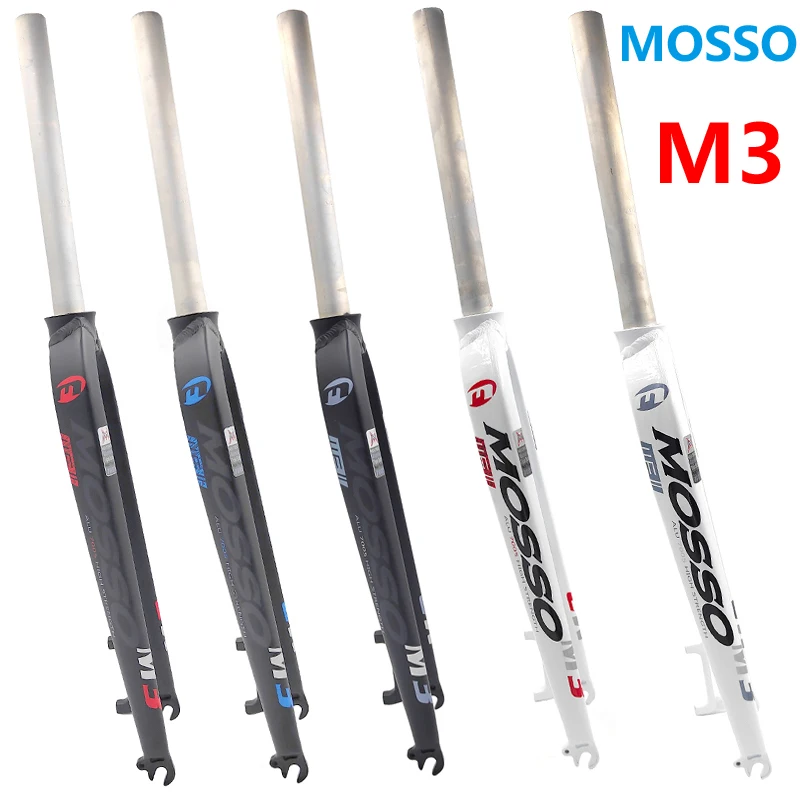 Mosso Fork M5L M6 M5 M5E M5EV M3 MTB Bike Fork Suitable for 26 27.5 29er Road Bicycle Fork v brake Front Forks Cone Gloss Matte