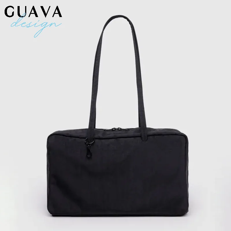 

Light Luxury Brand Tote Bag Nylon Bowler Bag Fashionable Advanced Simple Casual Handbag Large Capacity Commuter Shoulder Bag