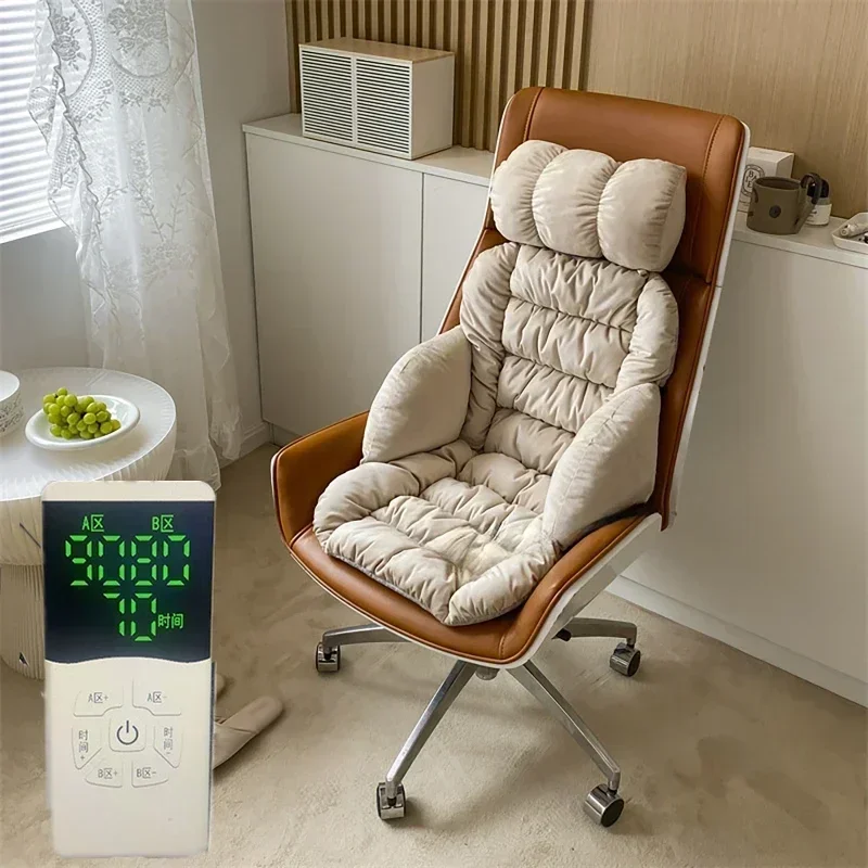 Electric Heating Seat Cushion Digital Display Timing Seat Cushion 9-Speed Intelligent Temperature Seat Heating Pad for Office