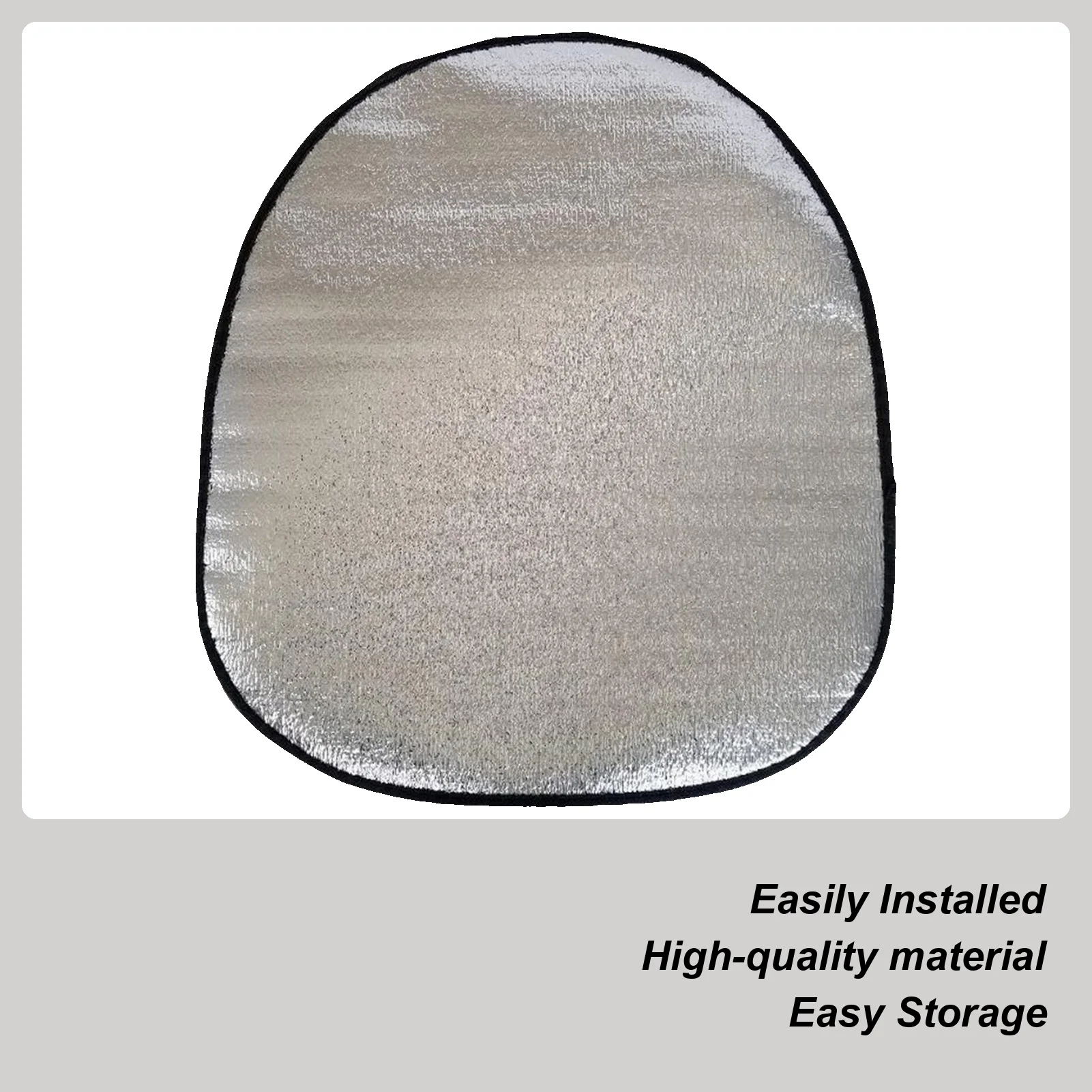 44*50cm Car Steering Wheel Sun Protector Shade Covers Aluminum Film PE Foam Anti-uv Sun Protection Foldable Sunscreen Protector