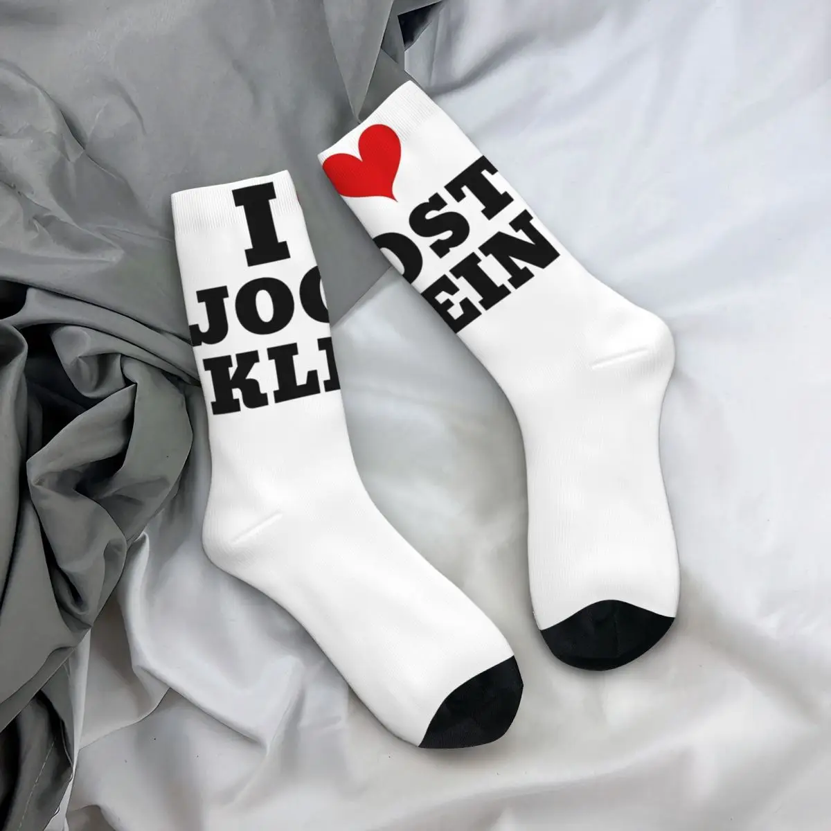 I Love Joost Klein Design Theme Socks Accessories for Female Male Flexible Dress Socks