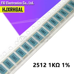 50PCS 2512 SMD Resistor  1K ohm 1% 1W New original 1001