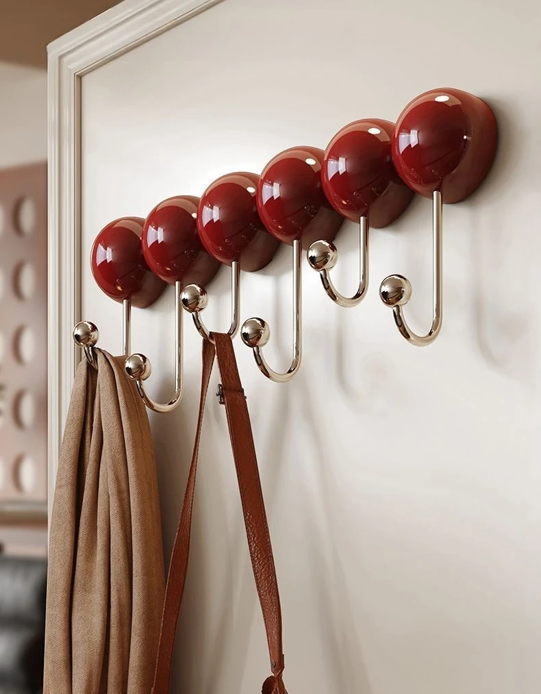 Wall Coat Rack Living Room Adsorption Type Hallstand No Need for Drilling Accessory Hat Racks Entrance Hall Furniture Coat Rack