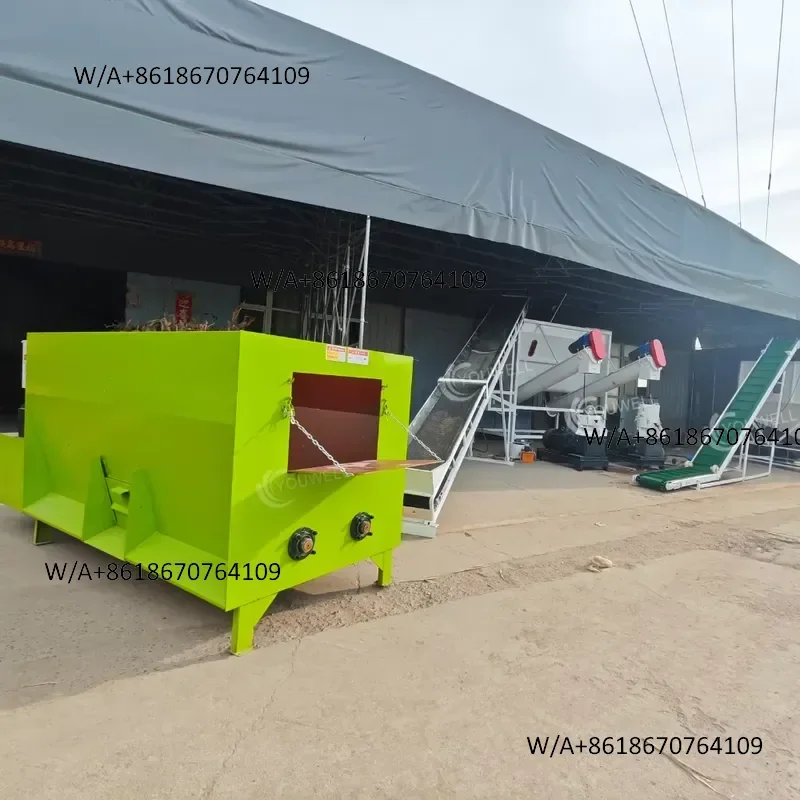 Cattle Feed Mixer Machine Stationary Twin Shaft Mixing Cow Sheep Donkey Horse Silage Haylage Straw TMR Feed Crushing