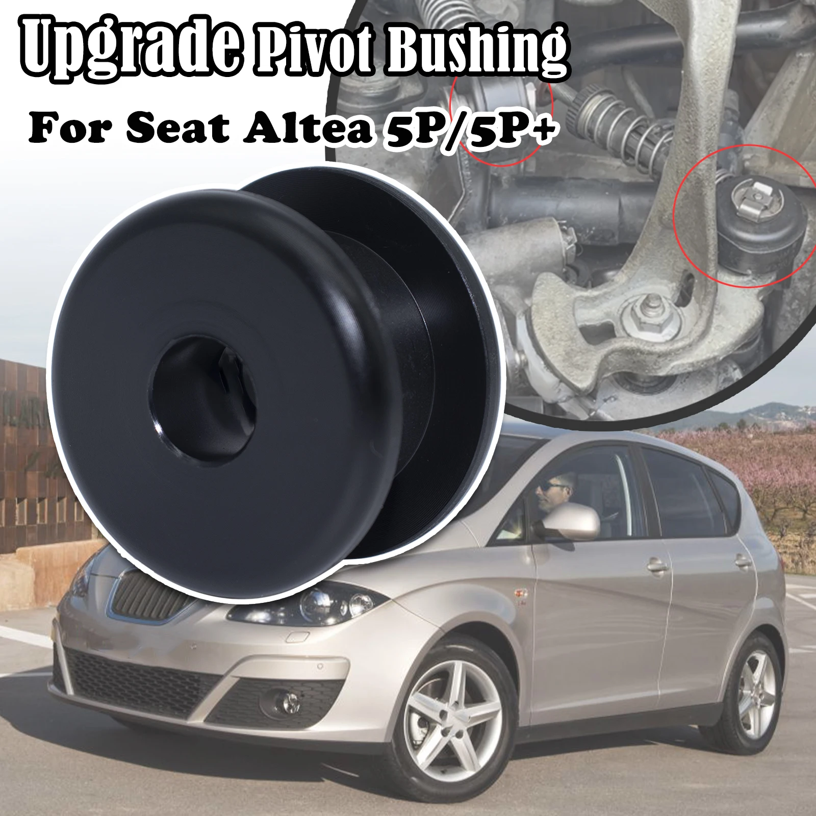 

For Seat Altea 5P/5P+ Upgrade Pivot Bushing Manual Gear Selector Shift Cable end Linkage Strengthen Lock Washer Retaining Clip