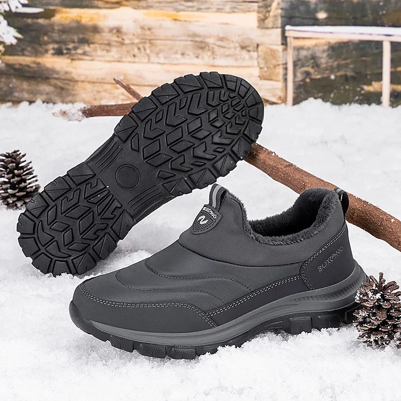 Ältere Winter Casual Turnschuhe Plus Samt Verdicken Warme Männer Frauen Schnee Baumwolle Schuhe Outdoor Walking Casual Schuhe für Ältere Menschen