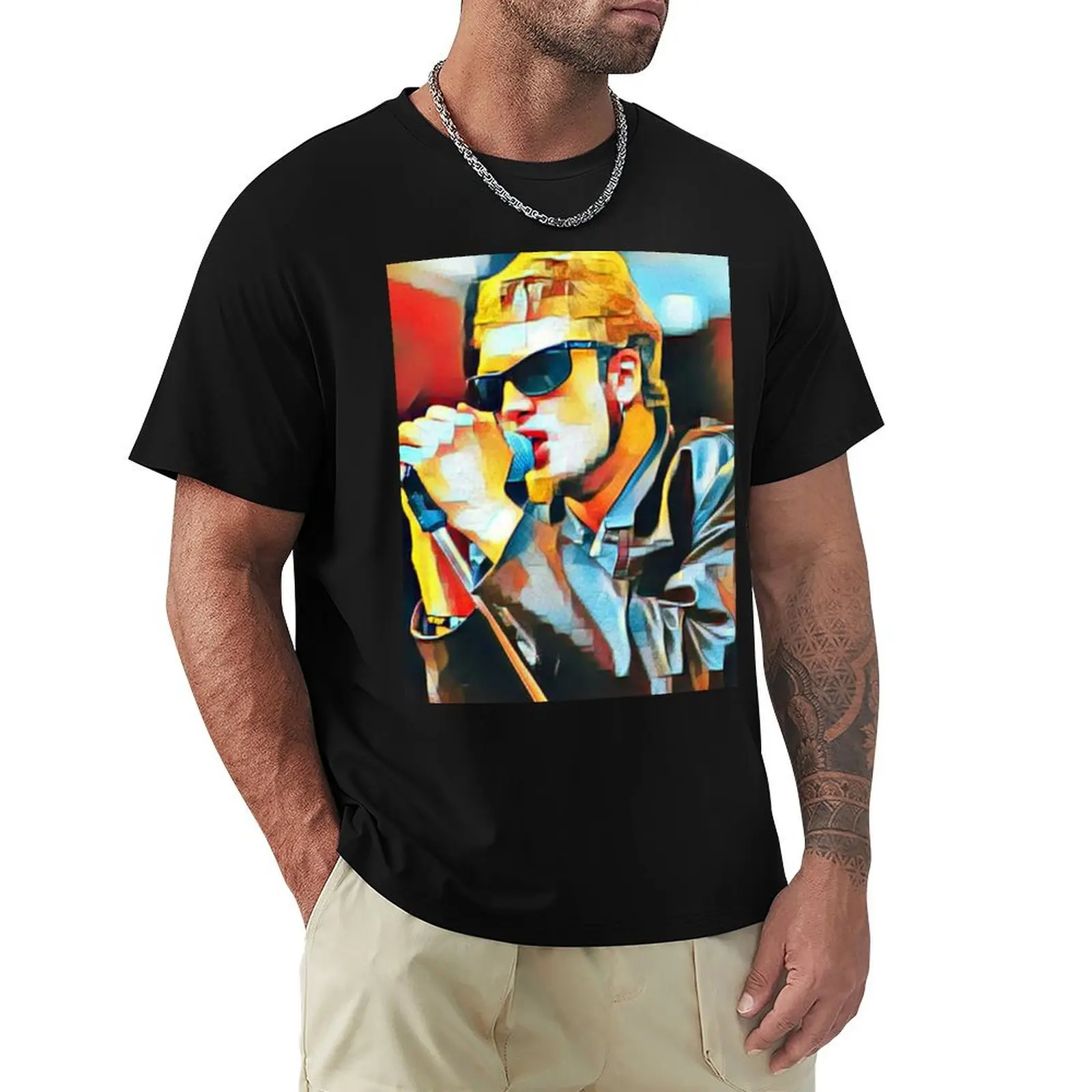 Camiseta Layne Staley - Alice in Chains, Camiseta Básica de Manga Curta