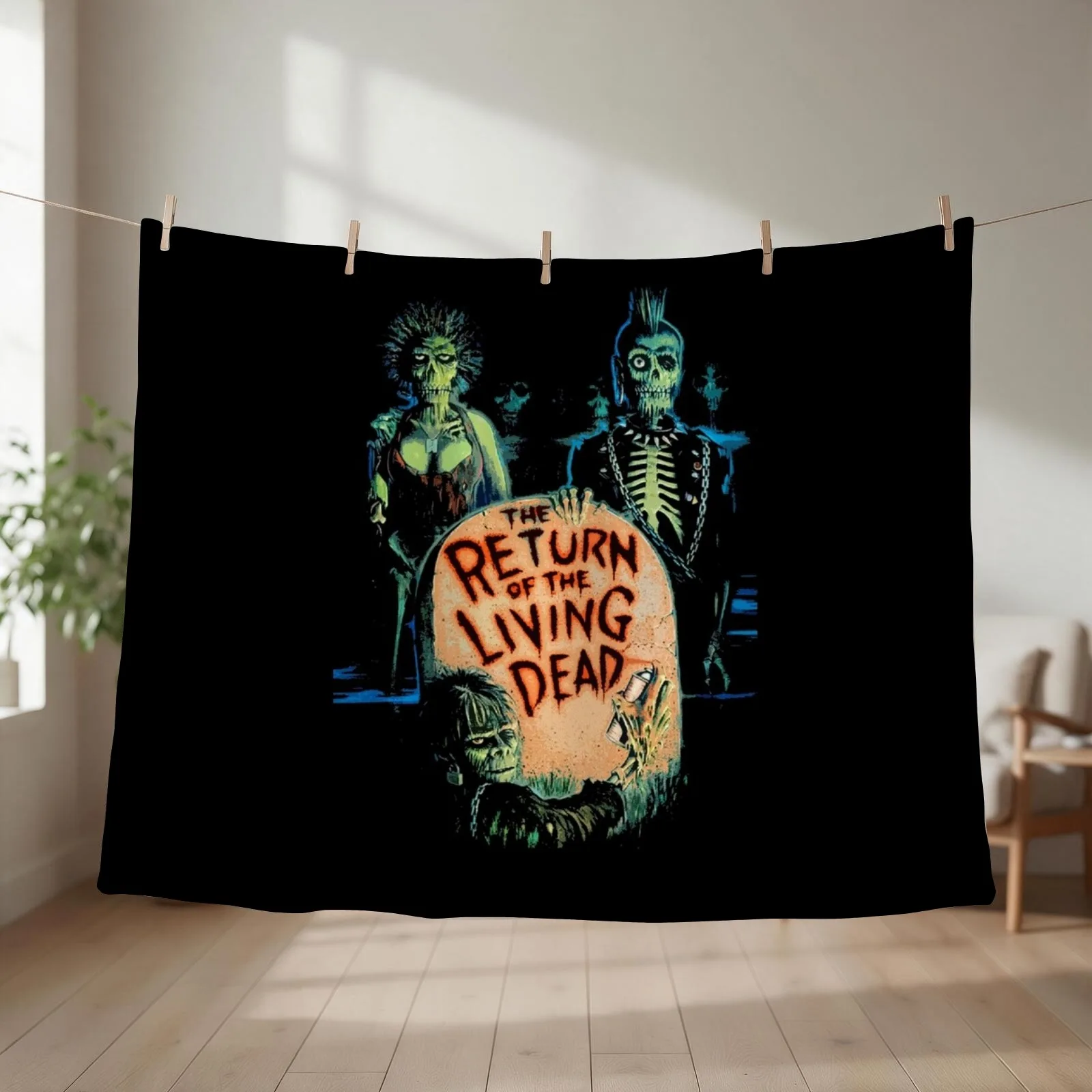 The Return of the Living Dead Gift For Fans, Gift For Men and Women, Gift Halloween Day, Thanksgiving, Christmas D Throw Blanket