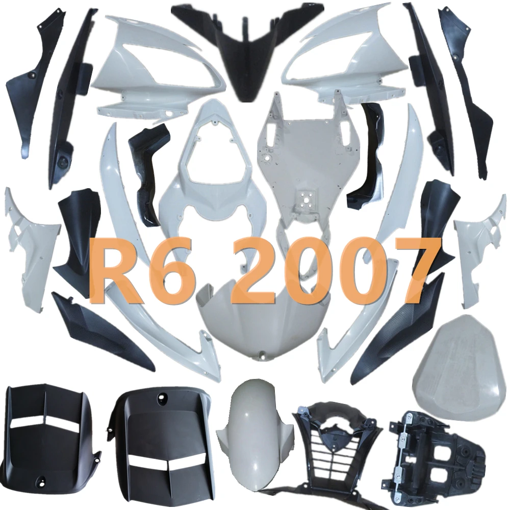 

Bodywork Fairing Unpainted Components Injection Molding ABS Cowl Body Plastic parts For Yamaha YZF600 YZFR6 2007 2008