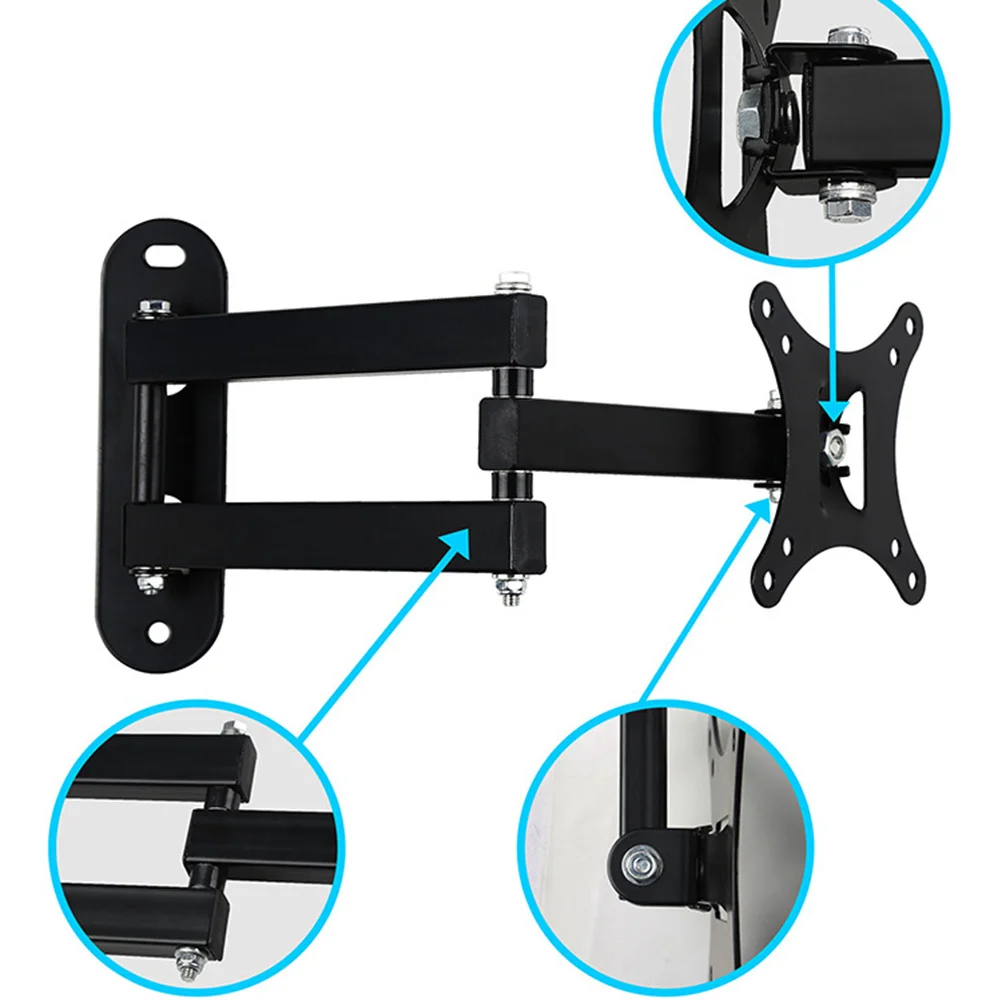 

Wall Mount Bracket Fixed Flat Panel Frame Support 15-27 Inch LCD LED Monitor 15 Degrees Tilt Stable Load Capacity Display