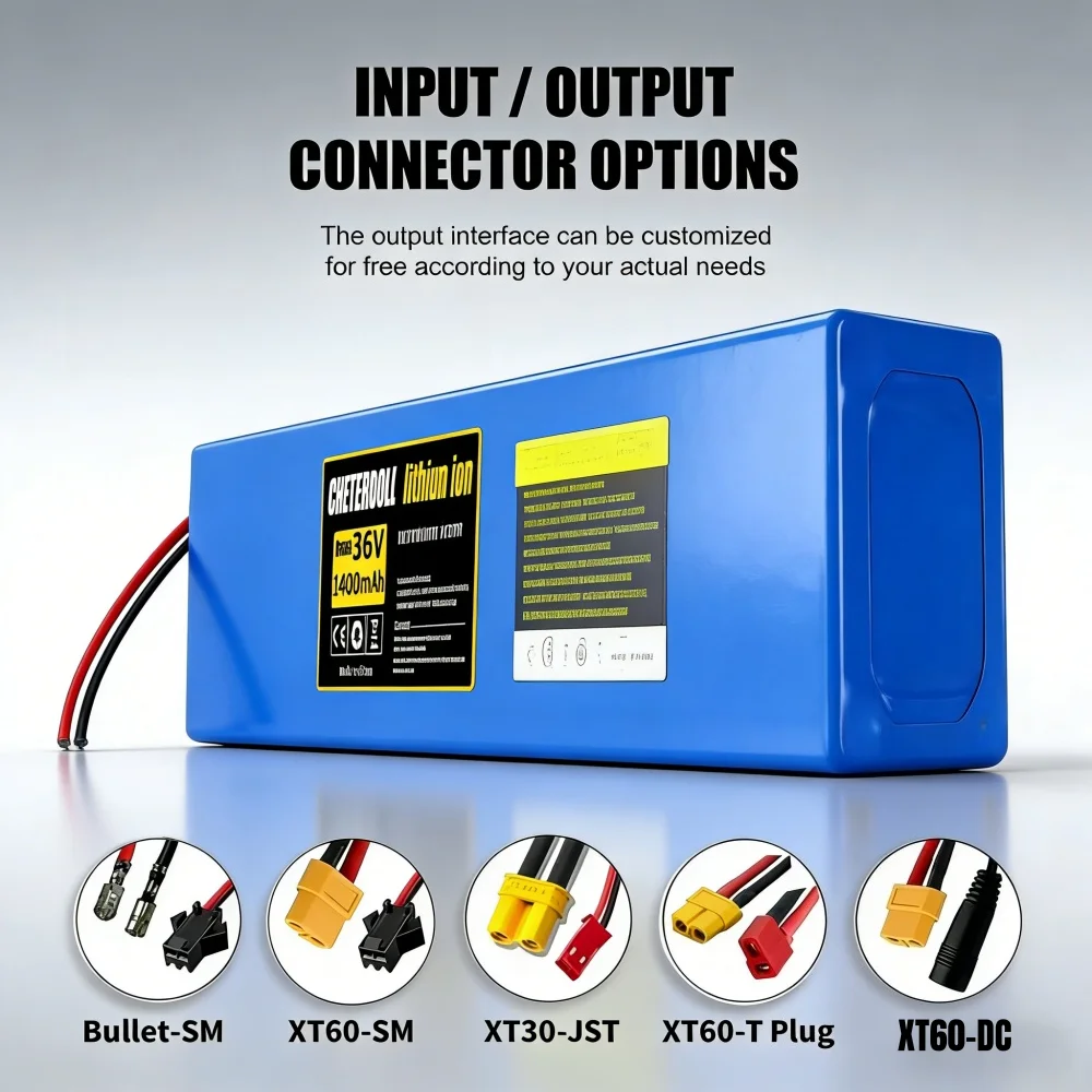 

36V 10S4P 14000mAh Electric Scooter Lithium Battery 18650 battery pack 36V for 500W-1000W motor with BMS