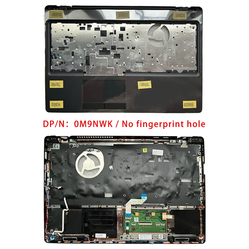 Novo para dell latitude 5580 5590 precisão m3530 m3520; acessórios para laptop replacemen capa traseira lcd/inferior com logotipo 0rv800