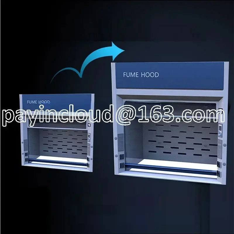 Laboratory All-steel Fume Hood/PP Fume Hood/exhaust and Detoxification Laboratory Acid-alkali Resistant Fume Hood