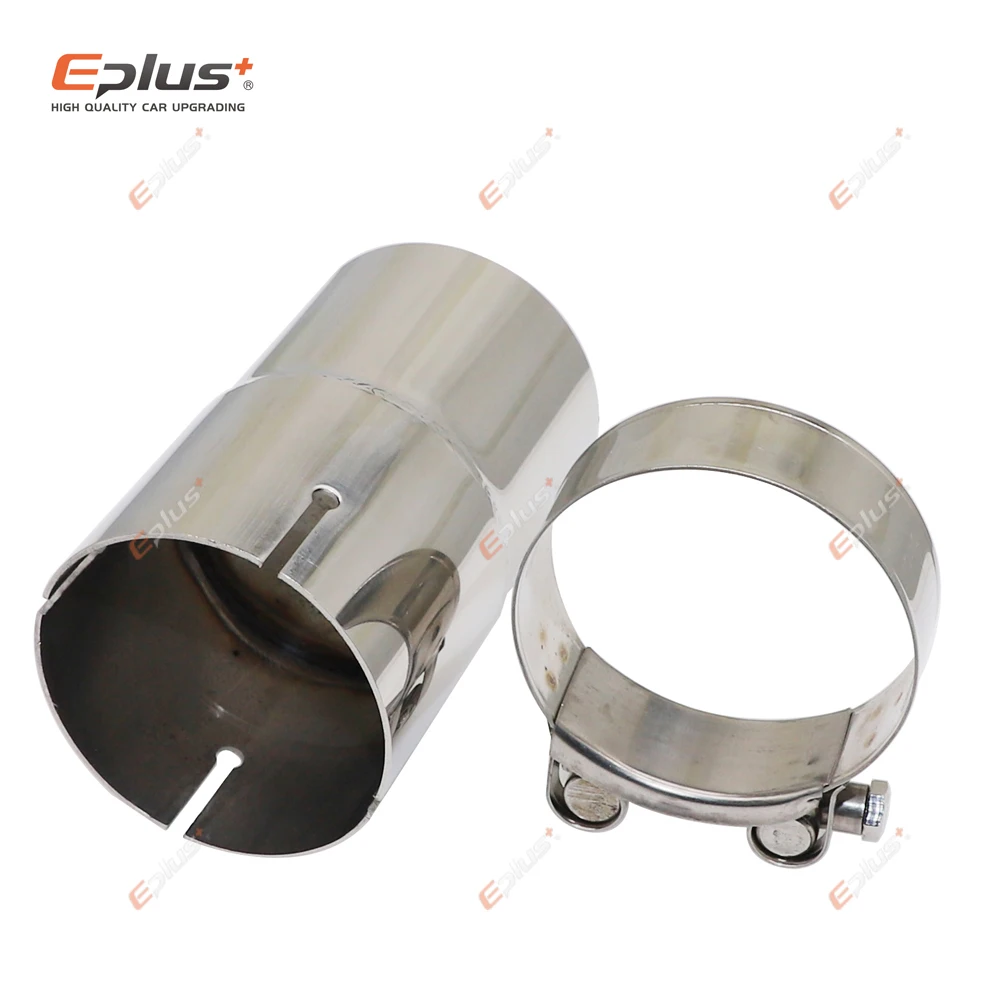 Eplus-Universal Tubo De Escape De Aço Inoxidável, Redutor Adaptador, Motocicleta Escape Silenciador, Pipeline tubos soldados, acessórios do carro