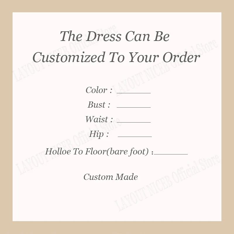 For Extra Dresses Custom Fee