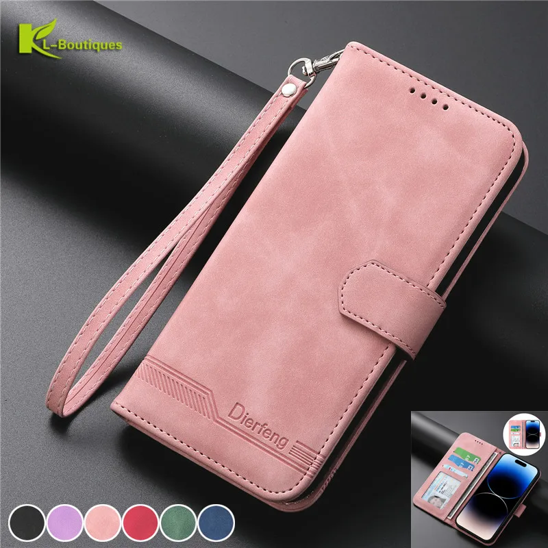 M54 M14 Case Business Magnetic Leather Flip Stand Wallet Phone Cover on For Samsung Galaxy M54 M14 M04 F04 M13 M23 M12 M32 5G